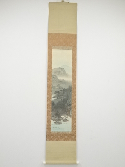 JAPANESE HANGING SCROLL / HAND PAINTED / SCENERY